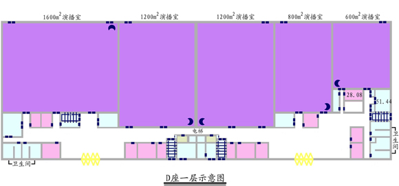 1200平米演播廳租賃服務